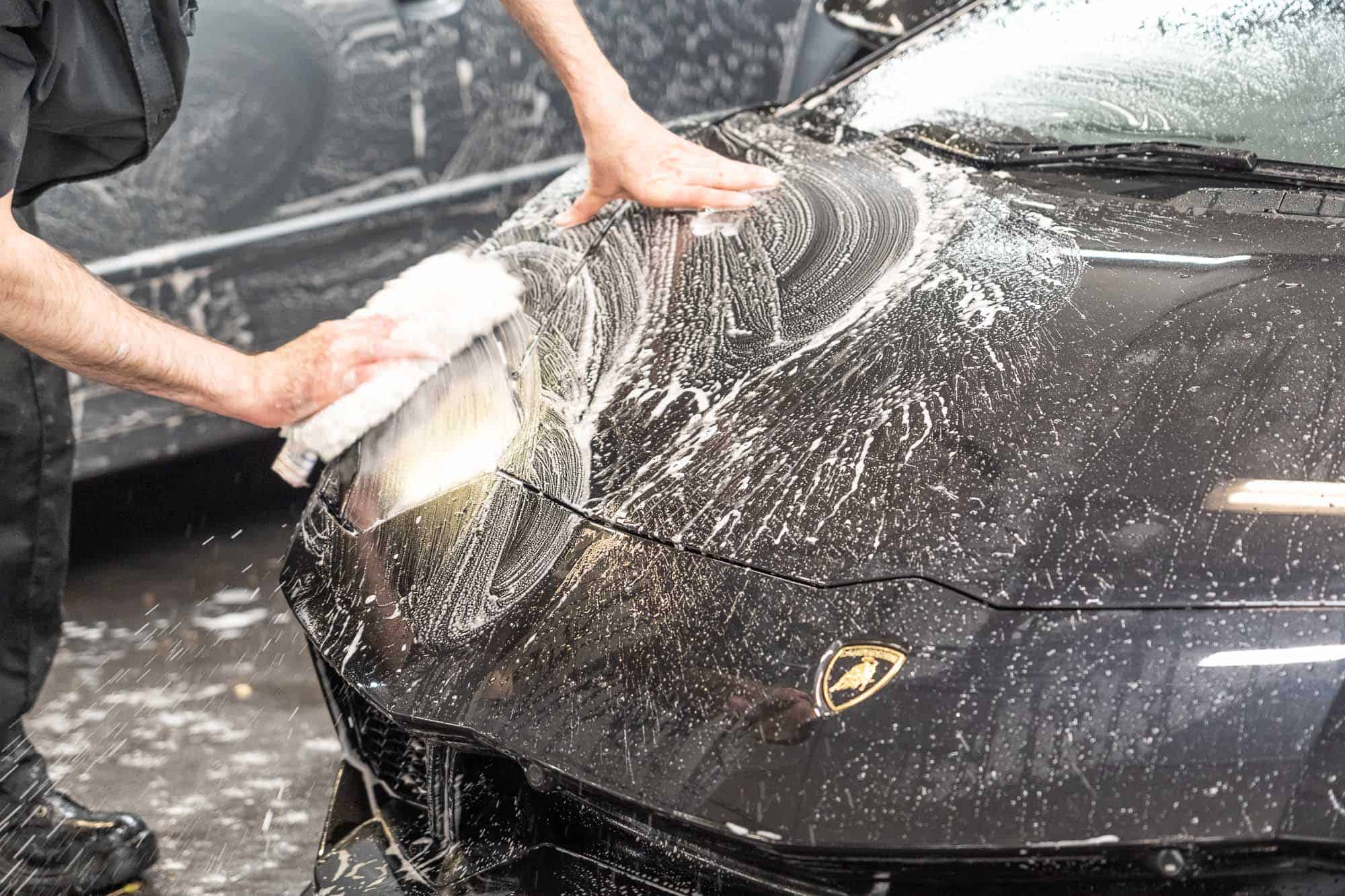 Hand-applied wax and sealant on exterior paint in Broward County FL — Wash and wax from $150